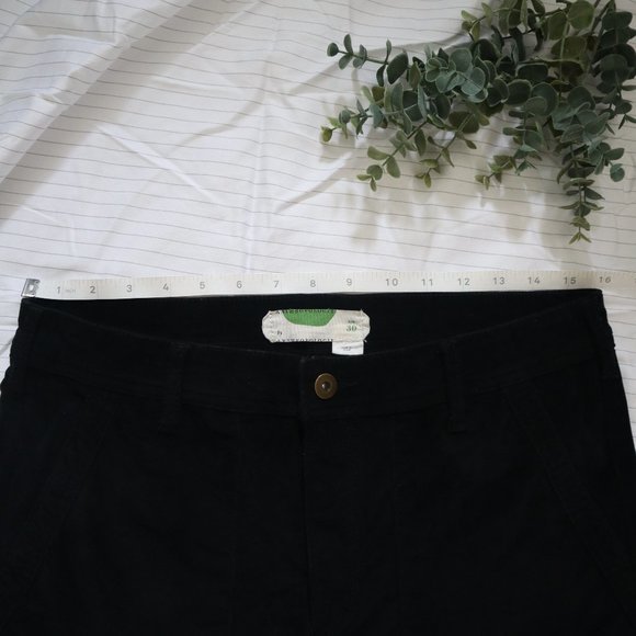 ANTHROPOLOGIE Velvet High Rise Cropped Pant Black - Picture 7 of 9